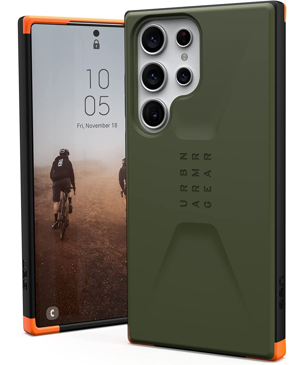 URBAN ARMOR olive S23 Backcover, 5G, GEAR Galaxy Samsung, Ultra Civilian