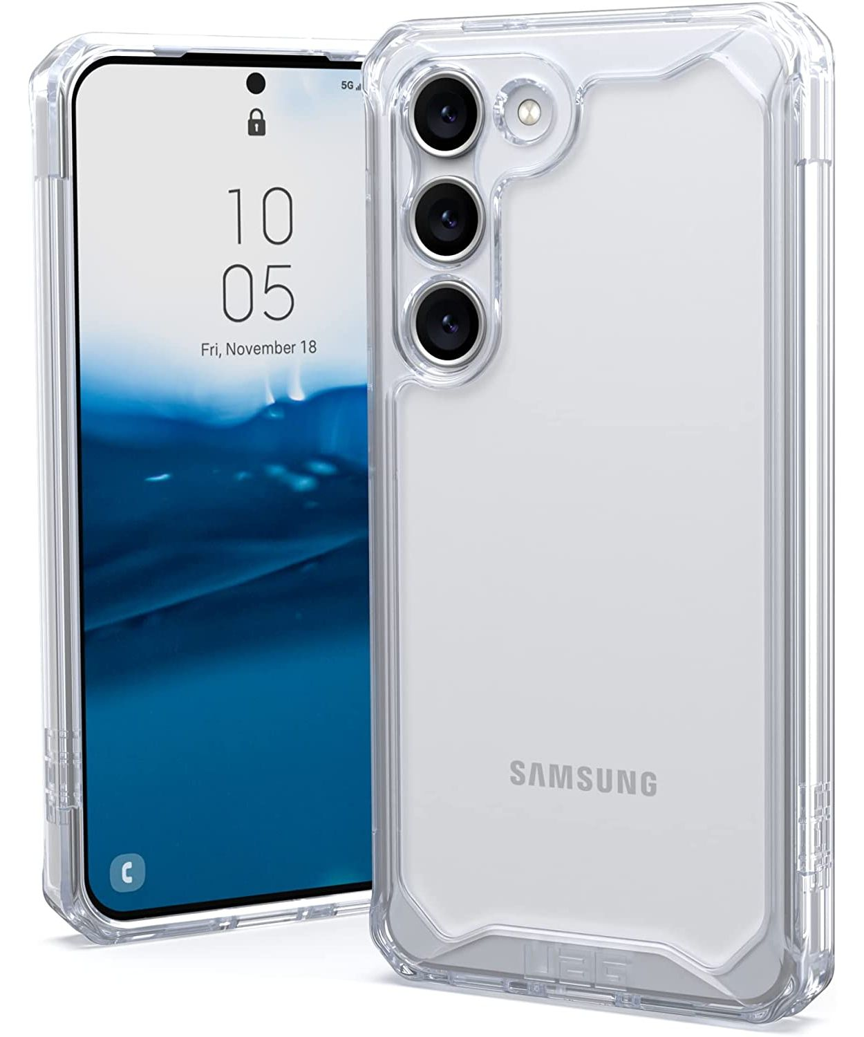 URBAN S23 Backcover, 5G, Galaxy Samsung, (transparent) ARMOR GEAR ice Plyo,