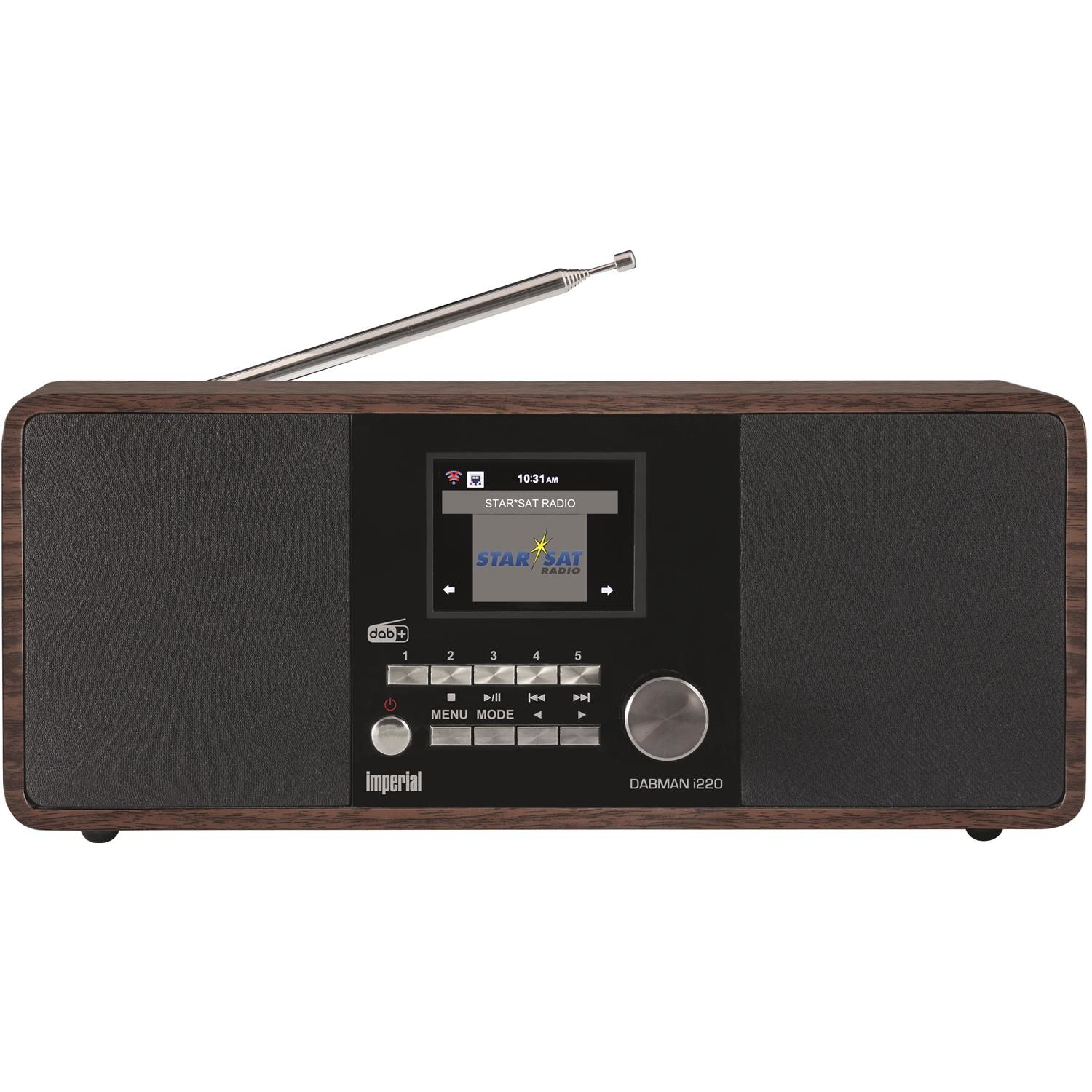 IMPERIAL Internet Radio, UKW, holzoptik DABMAN i220 DAB, DAB+/UKW AM, FM, DAB+, Internet/ Radio, DAB+,