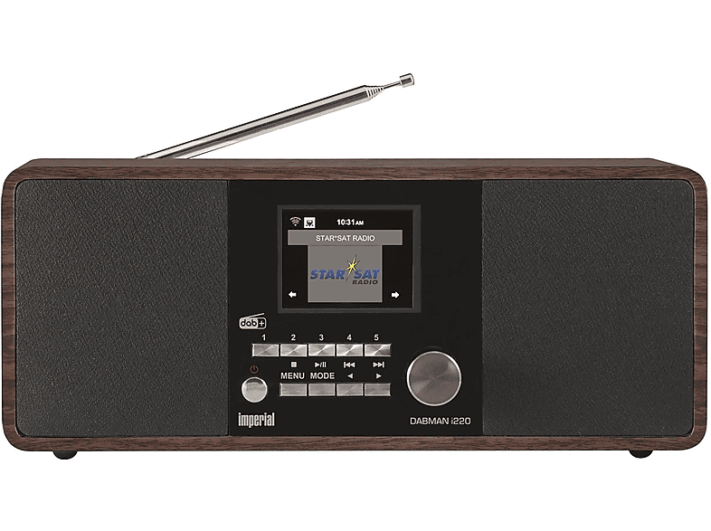 IMPERIAL Internet Radio, UKW, holzoptik DABMAN i220 DAB, DAB+/UKW AM, FM, DAB+, Internet/ Radio, DAB+,