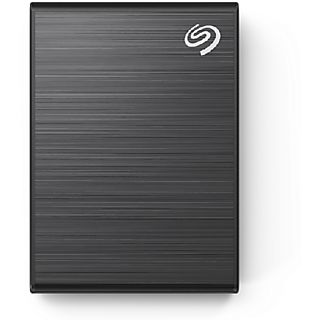 Disco duro externo 500 GB - SEAGATE TECHNOLOGY STKG500400, SSD, Negro