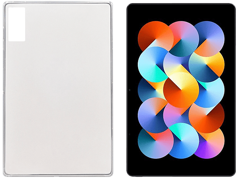 LOBWERK Hülle Schutzhülle Backcover für Xiaomi Redmi Pad 2022 I83 10.61 Zoll TPU, Transparent | Tablet Backcover