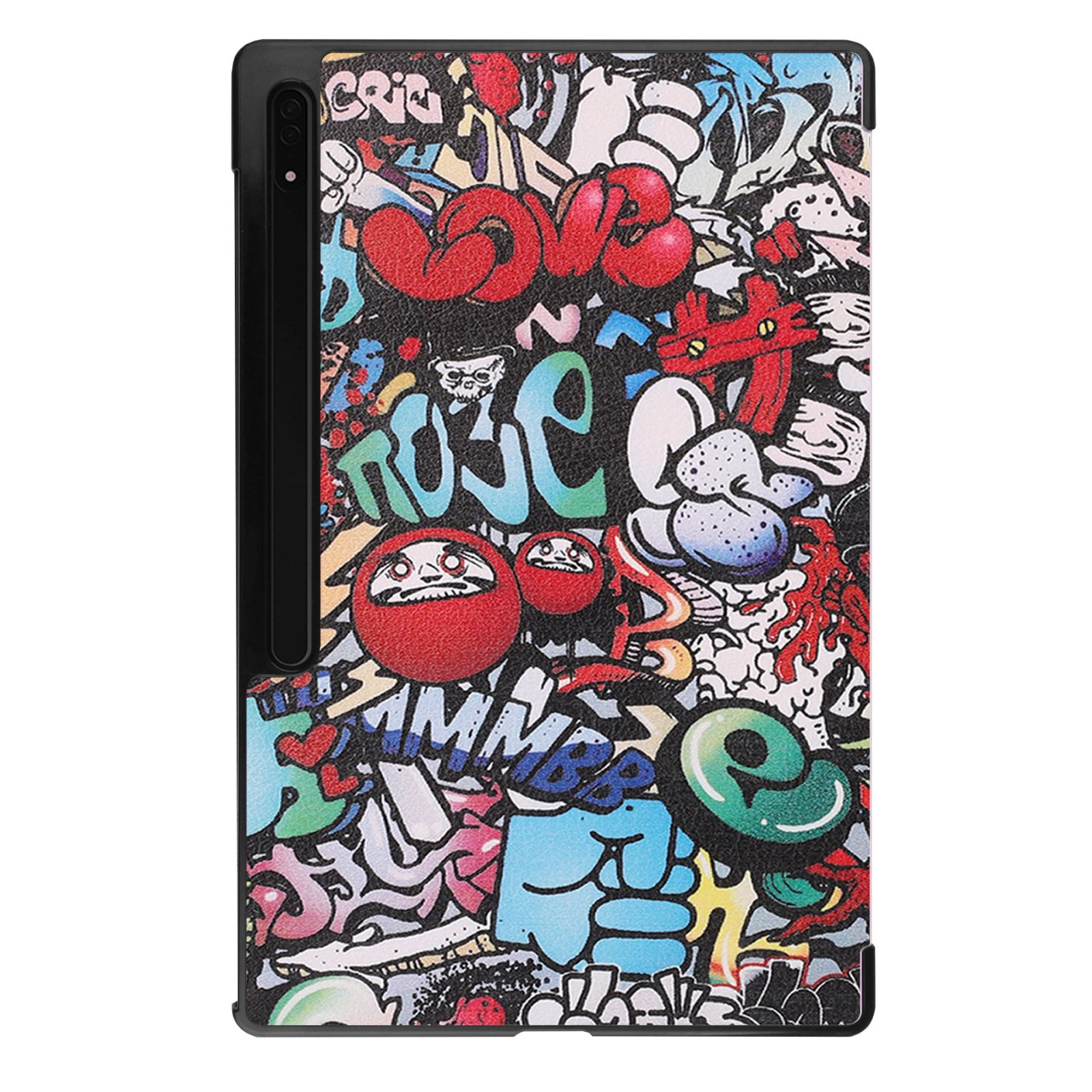 Tablethülle mit Graffiti-Kunst-Cover.