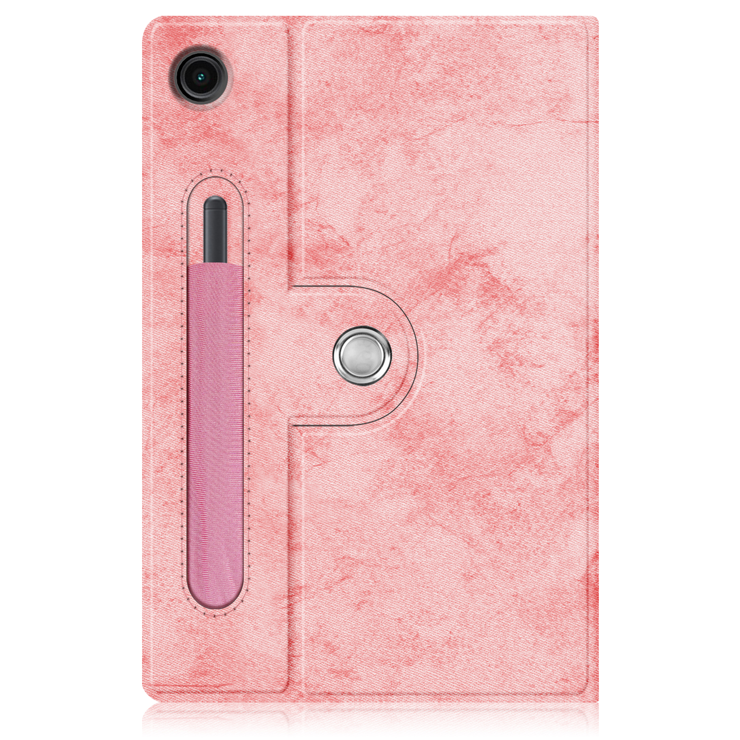 Rosa Galaxy Tab Schutzhülle Bookcover für Hülle Kunstleder, X205 SM-X200 Samsung LOBWERK A8