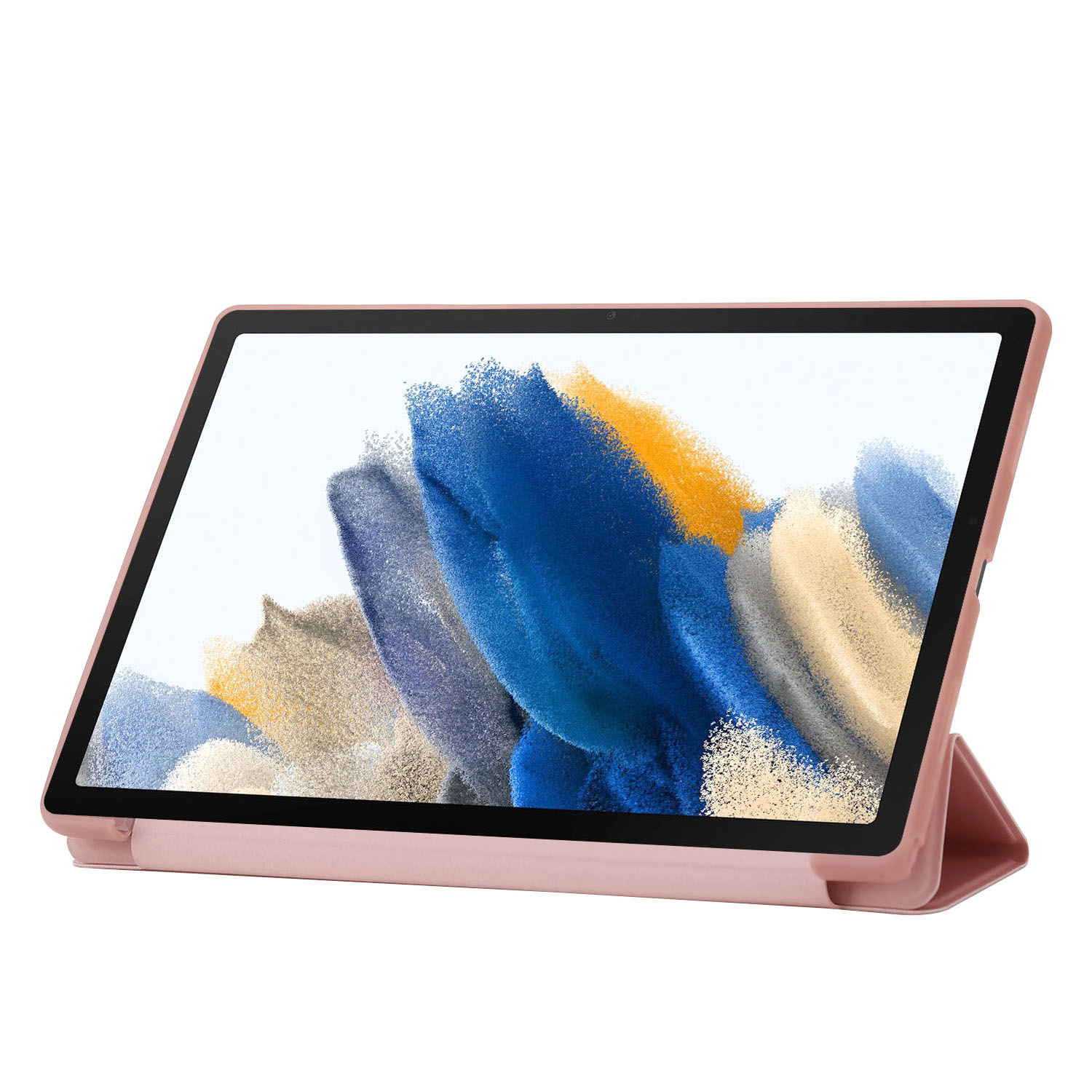 Rosa Tablet in rosa Hülle.