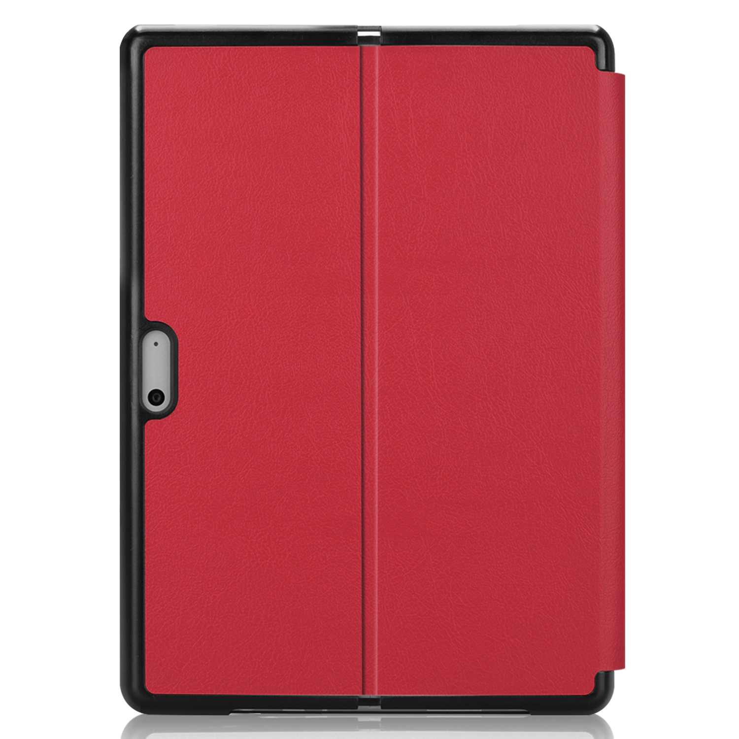 LOBWERK Hülle Schutzhülle Bookcover für Microsoft 8 Pro Rot Zoll 13 Surface Kunstleder