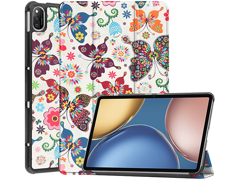 LOBWERK Hülle Schutzhülle Bookcover für Huawei Honor V7 2021 10.4 Zoll Kunstleder, Mehrfarbig