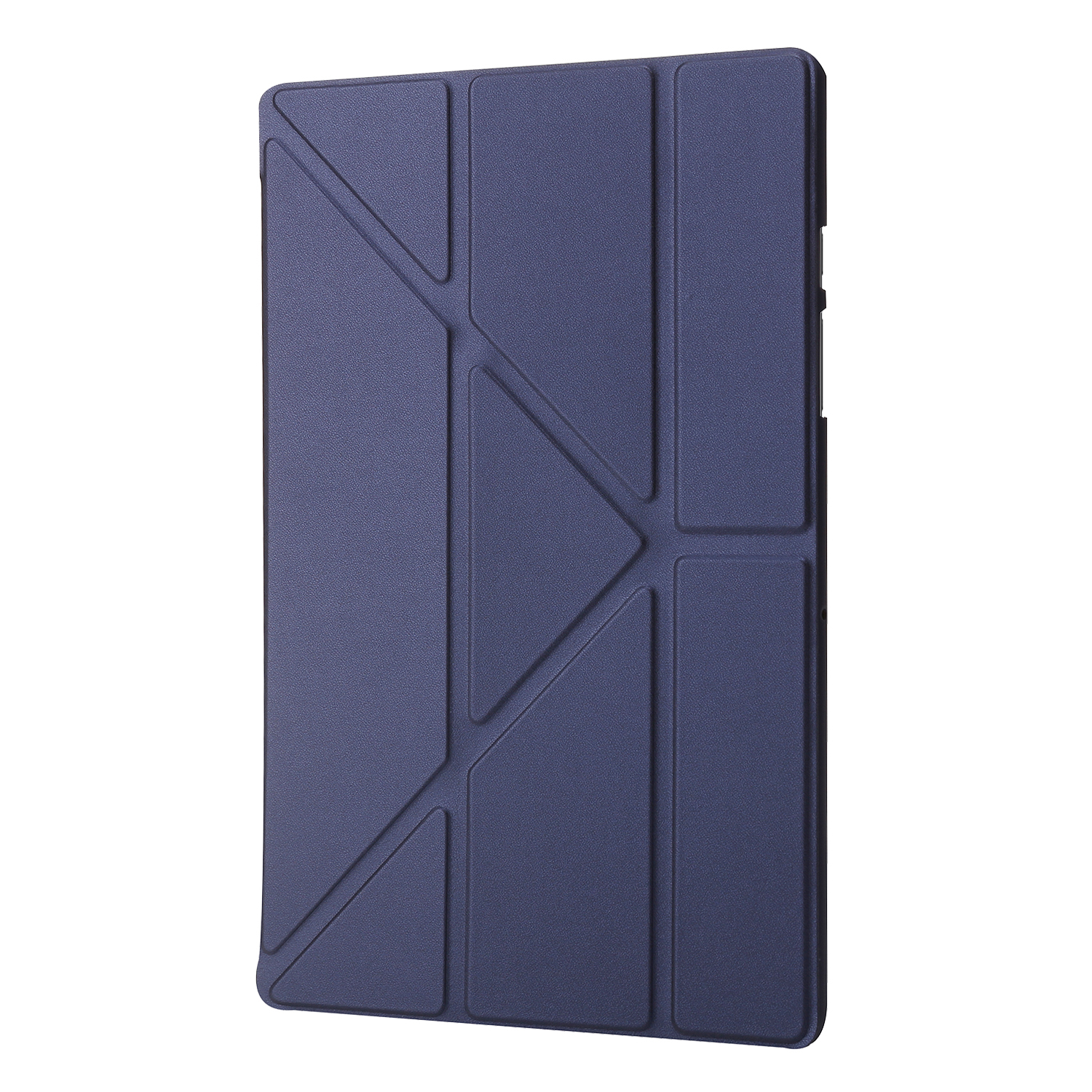 A8 Blau Hülle Samsung Kunststoff, LOBWERK X205 Bookcover SM-X200 für Galaxy Schutzhülle Tab