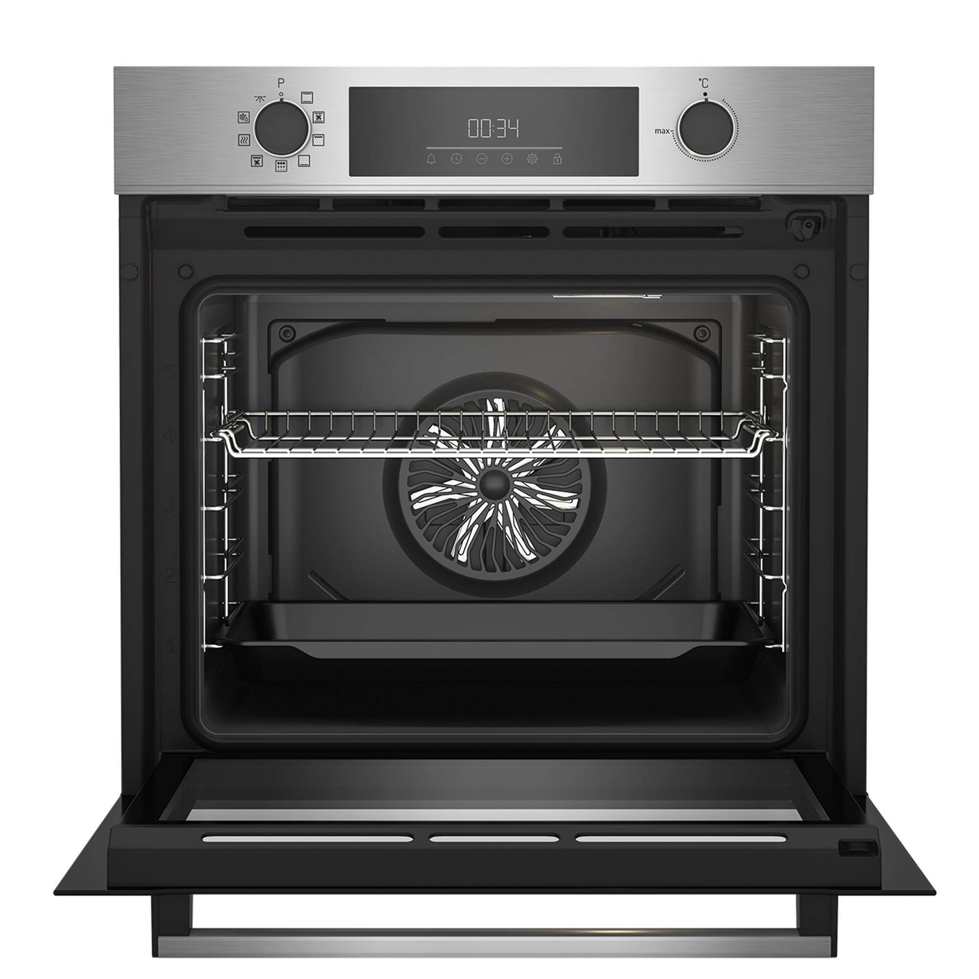 BEKO BBIE12300XFP Einbau-Backofen (Einbaugerät, A, 72 breit) 594 Liter, mm