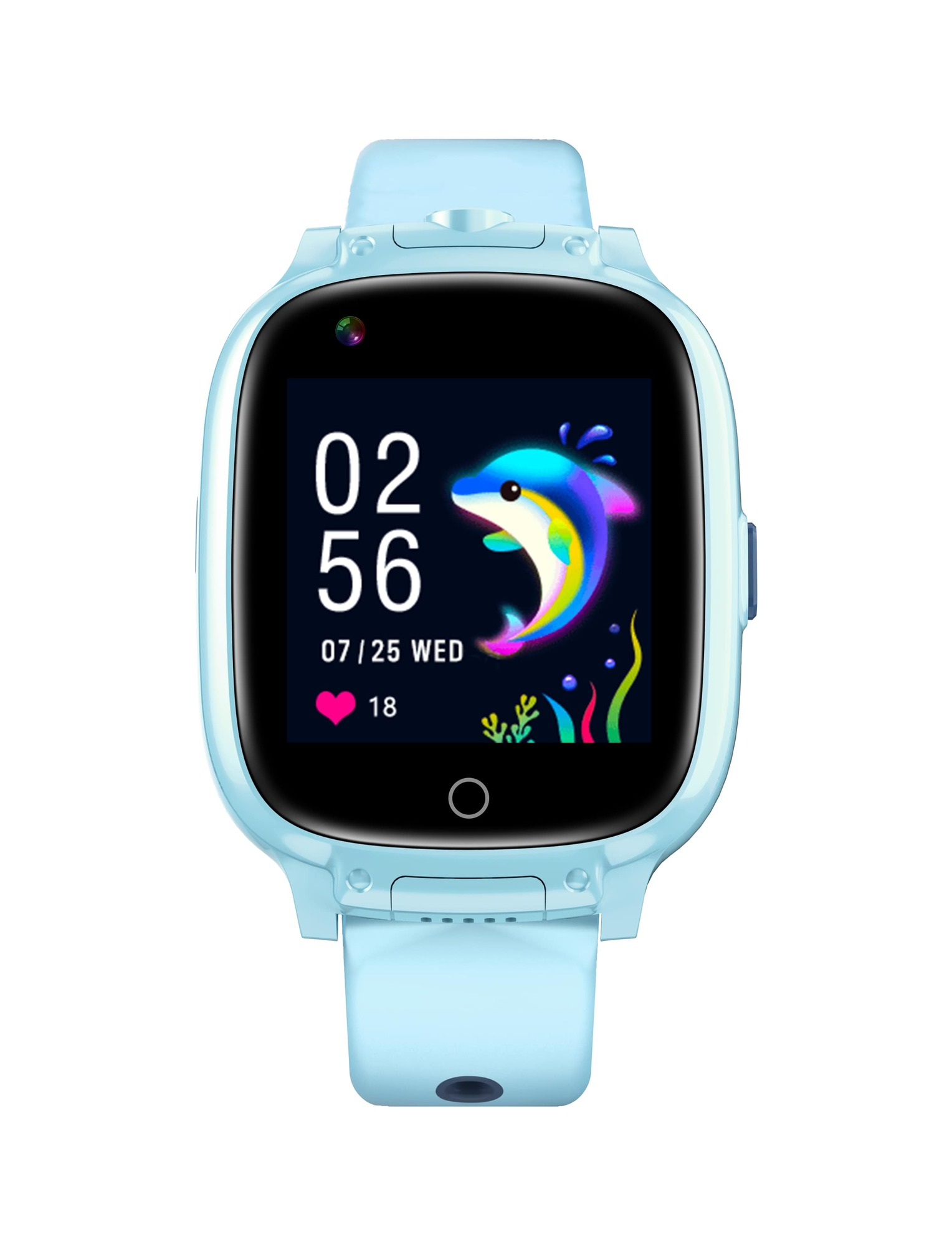 GARETT ELECTRONICS Garett Kids Twin Smartwatch Blau Stahl 4G Gummi