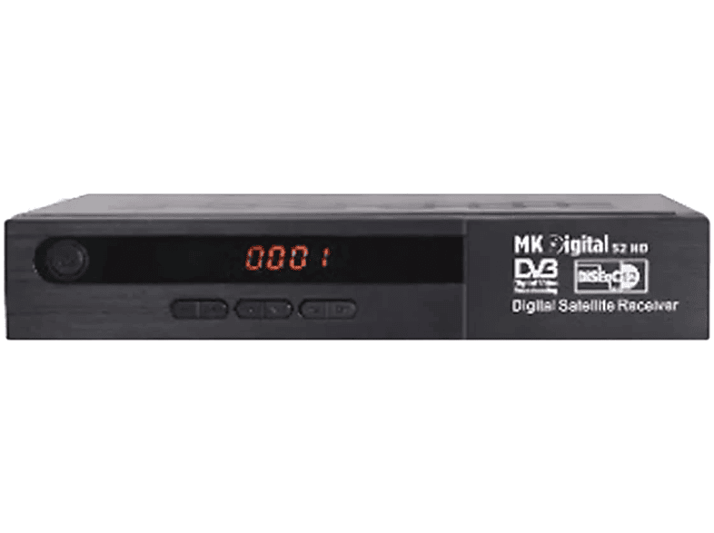 MK-DIGITAL S2 Sat-Receiver DVB-S2, Schwarz) (HDTV