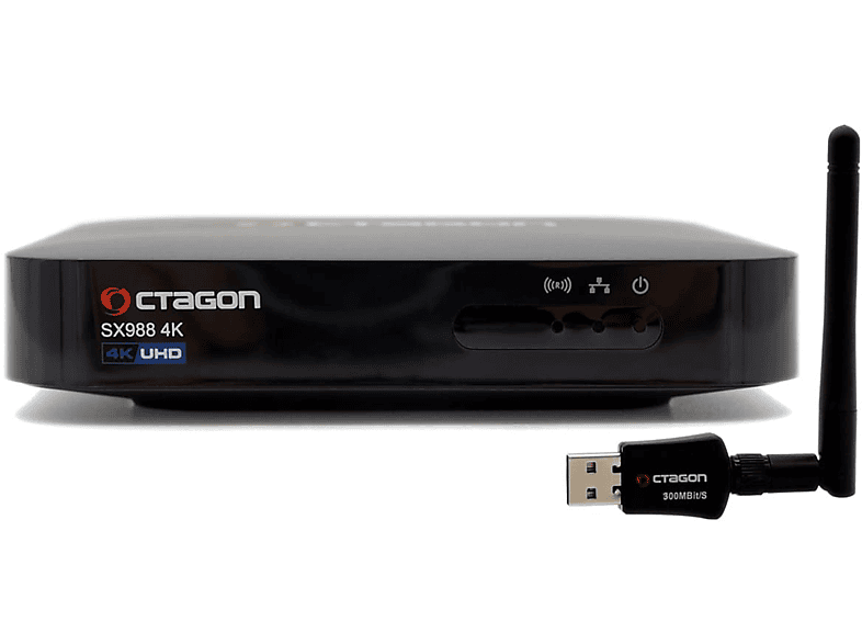 OCTAGON SX988 IP 300 Mbit/s Wifi 8 GB | Multimedia-Festplatten & Player