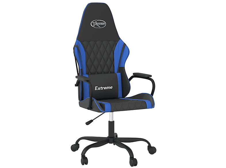345533 VIDAXL Stuhl, Blau Schwarz und Gaming