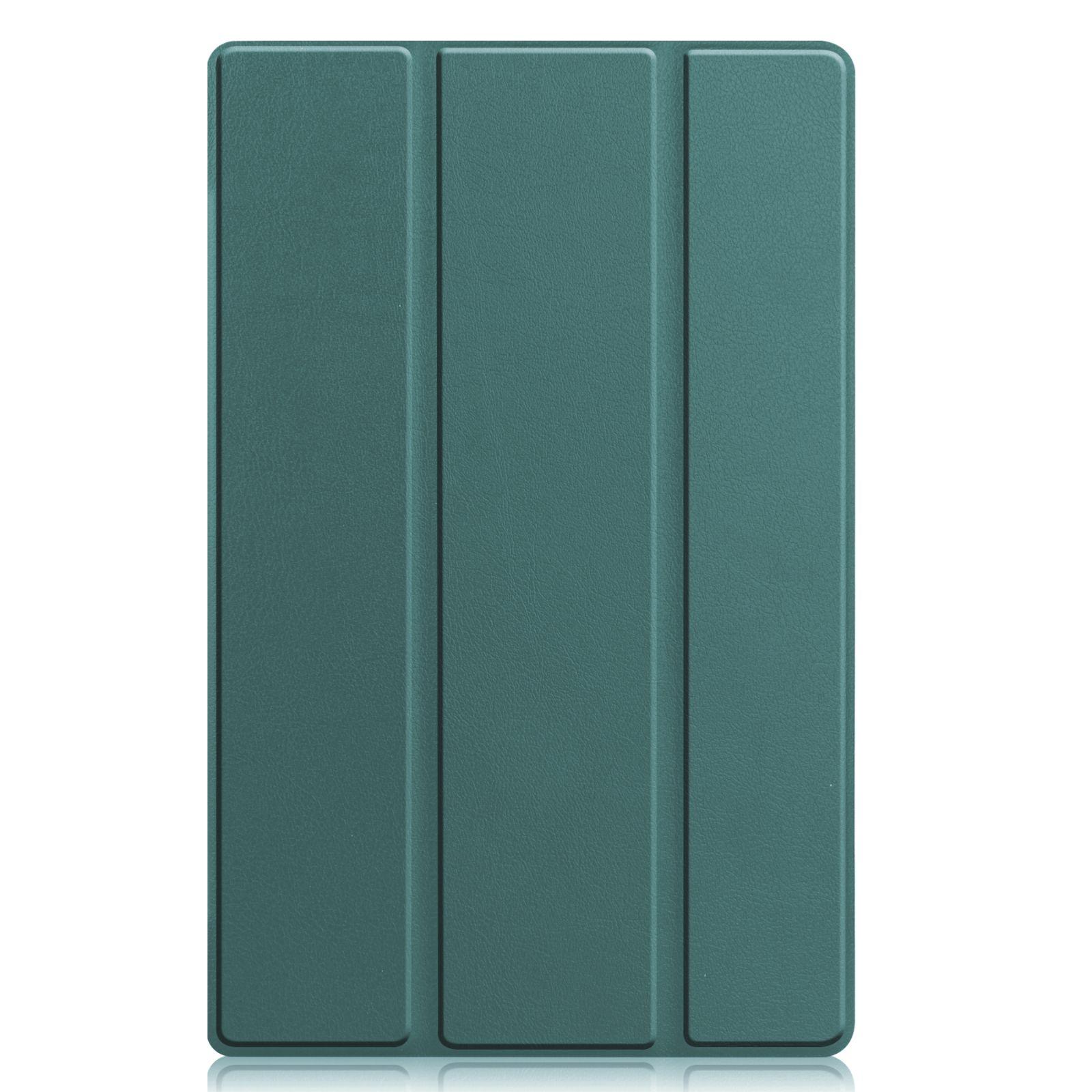 M10 Schutzhülle Plus 2022 Hülle Bookcover für Grün Kunstleder, 10.6 Lenovo LOBWERK 3rd Zoll Gen.