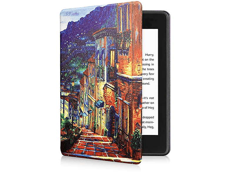 Zoll Generation 6.8 für Paperwhite Kunstleder, 2021 Bookcover Hülle LOBWERK Mehrfarbig 11. Schutzhülle Amazon Kindle