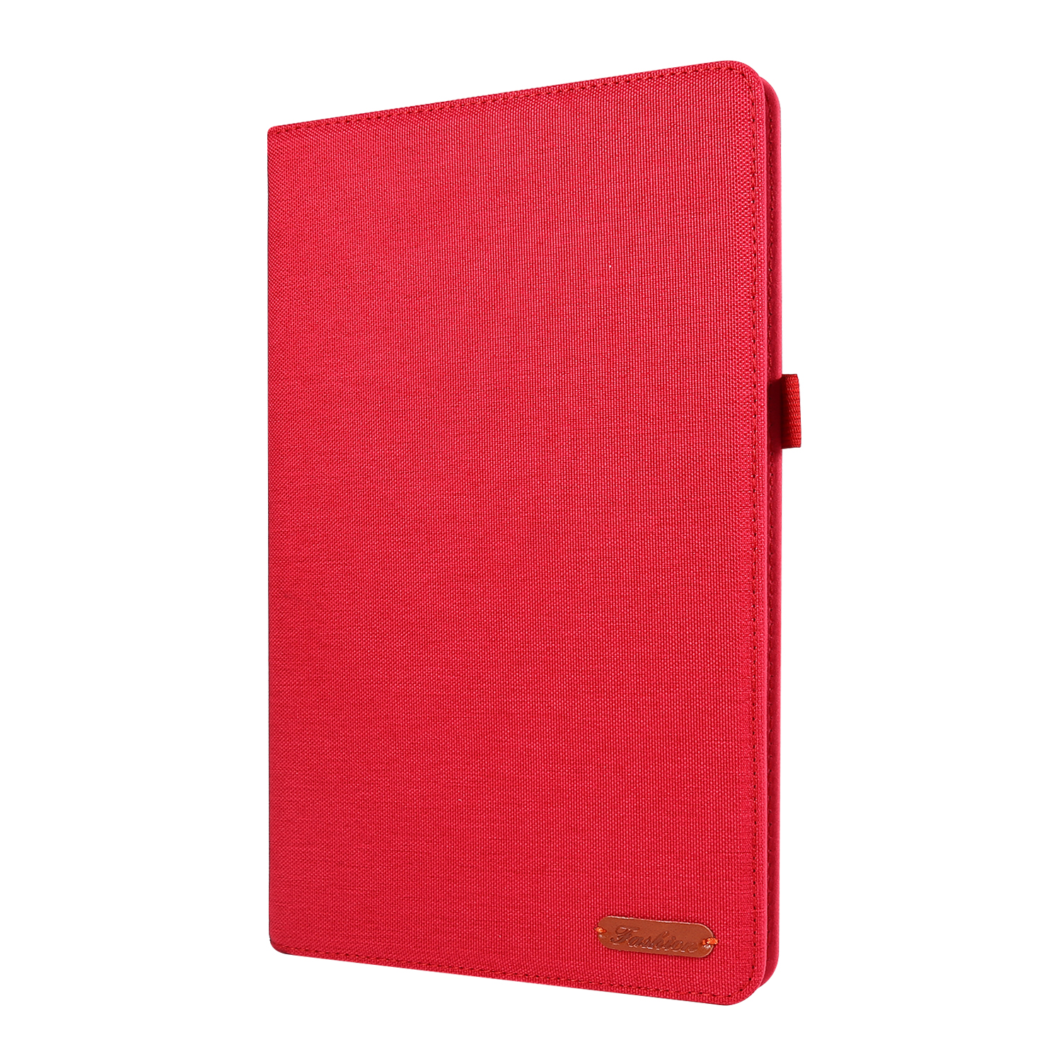 LOBWERK Hülle Schutzhülle Bookcover für Kunststoff, Zoll A7 Samsung 8.7 Rot SM-T225 SM-T220 Galaxy Lite