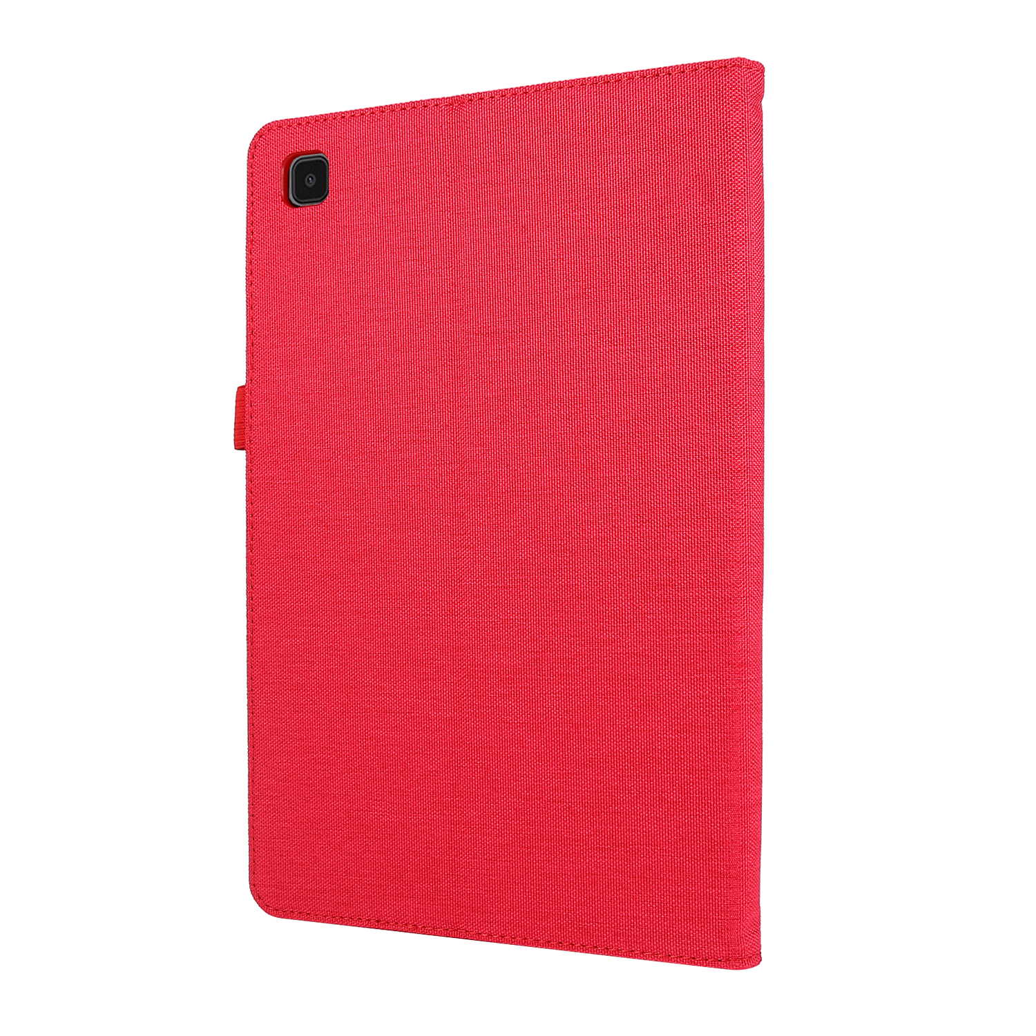 LOBWERK Hülle Schutzhülle Bookcover Samsung A7 Galaxy für Lite Zoll Kunststoff, 8.7 SM-T220 SM-T225 Rot