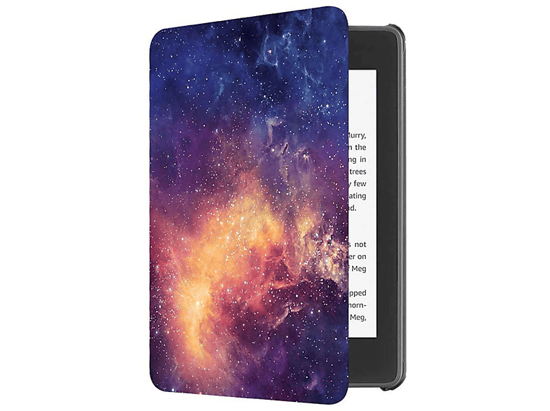 LOBWERK Hülle Schutzhülle Bookcover für Kindle Mehrfarbig Zoll 11. 6.8 2021 Generation Paperwhite Kunstleder, Amazon