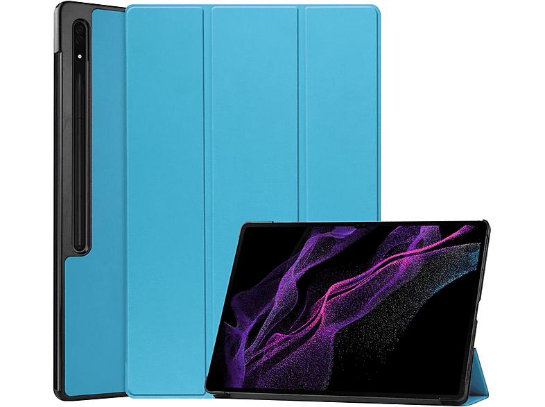LOBWERK Hülle Schutzhülle Bookcover für Samsung Tab S8 Ultra SMX900 SM