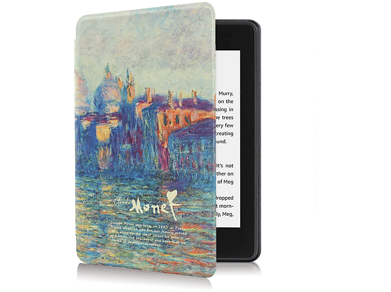 LOBWERK Hülle Schutzhülle Bookcover für Amazon Kindle Paperwhite 2021