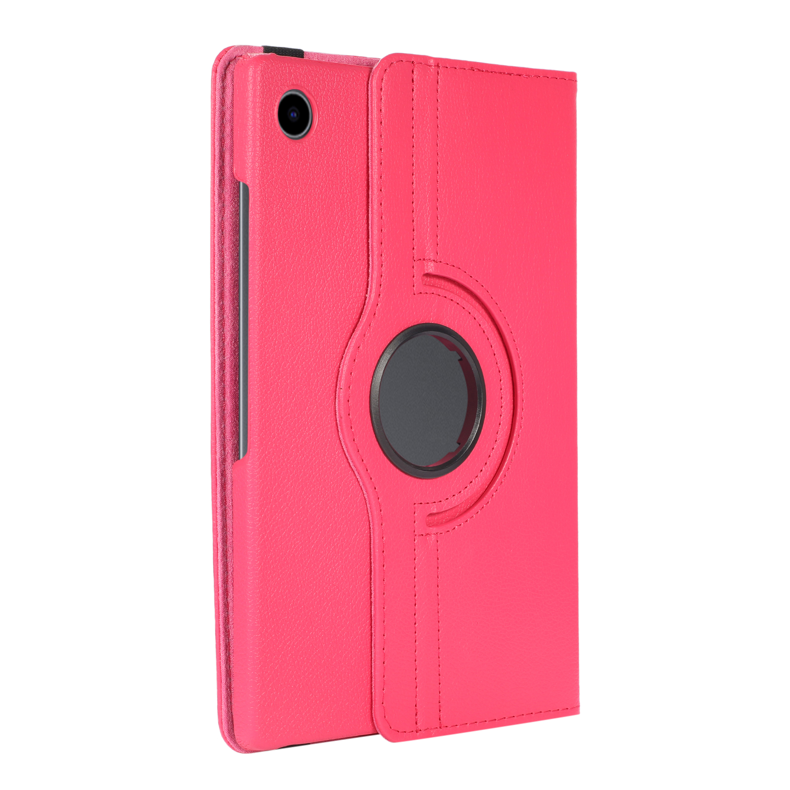 SM-X200 für Hülle Pink X205 Kunstleder, LOBWERK Galaxy Bookcover Tab Samsung Schutzhülle A8