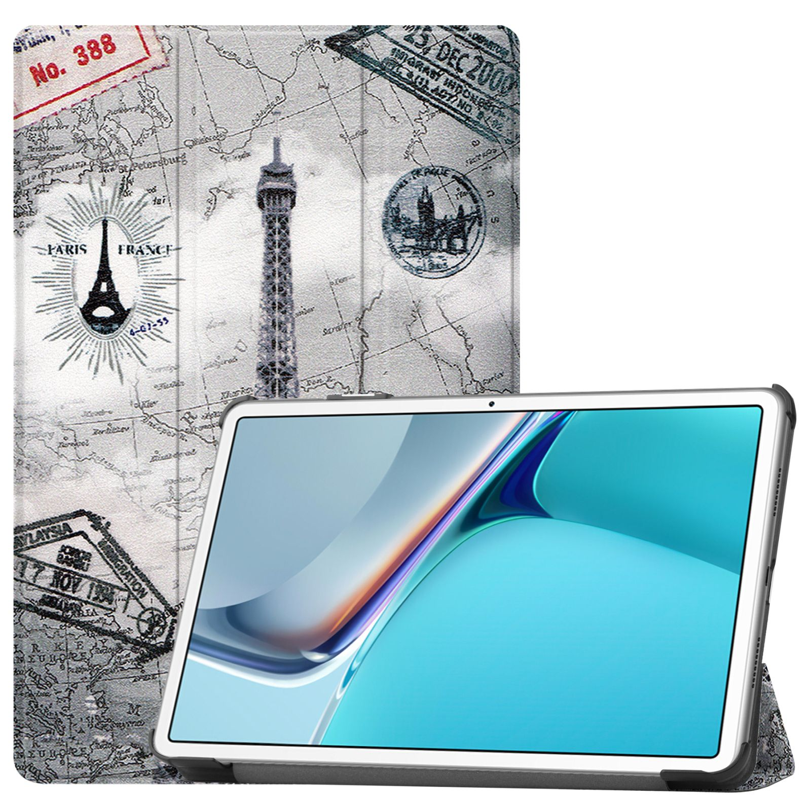 11 für LOBWERK Bookcover Huawei 11 Mehrfarbig MatePad Hülle Zoll Schutzhülle 2021 Kunstleder,