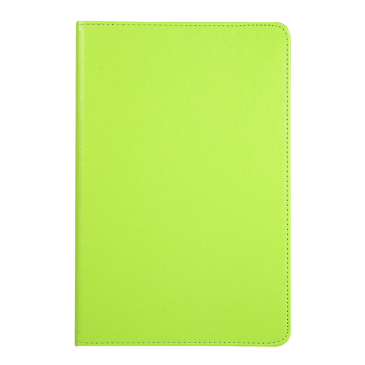 Limettengrüne Tablethülle. Einfarbige Farbe, schlichtes Design.