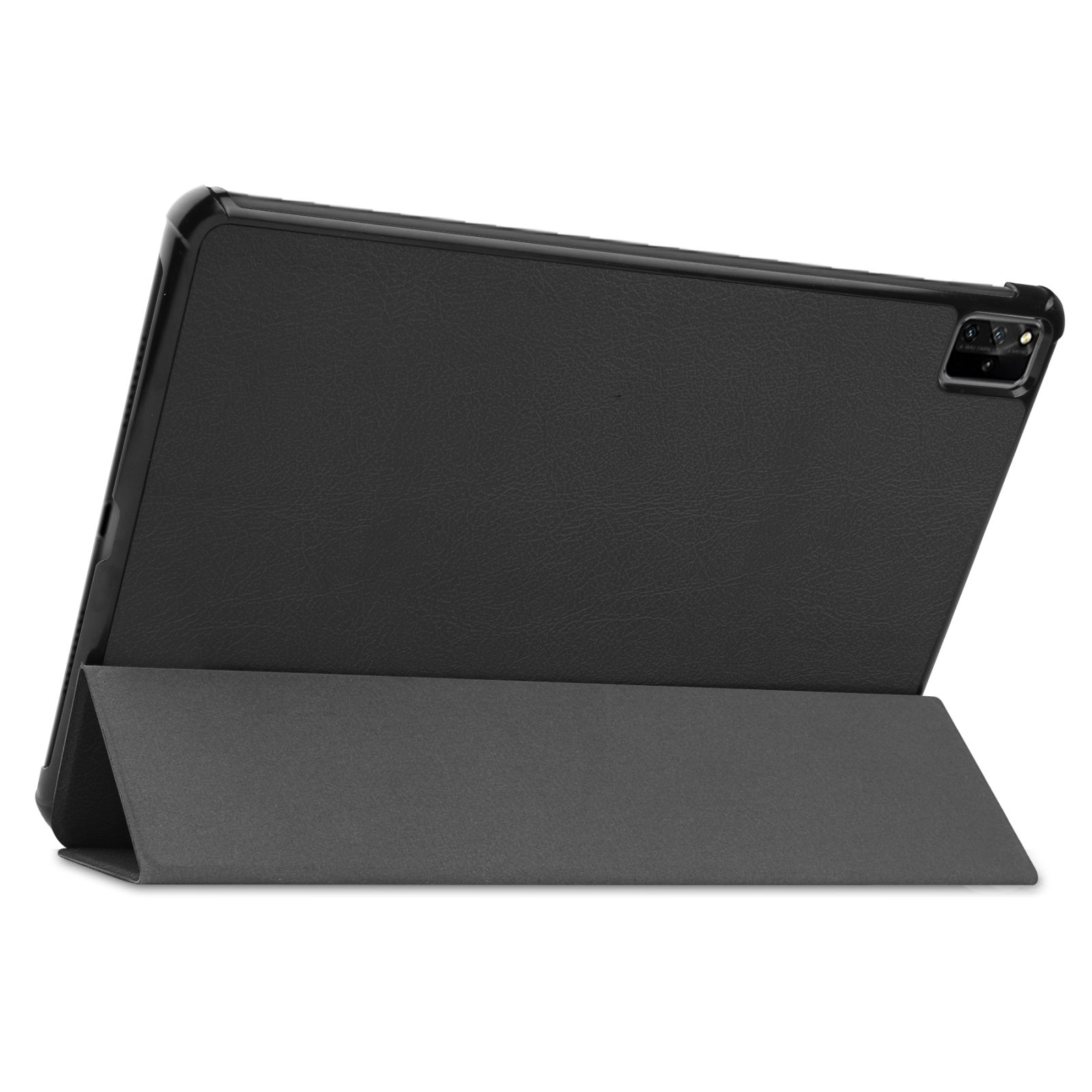 LOBWERK Bookcover 2021 Huawei MatePad (Schutzhülle Schwarz Kunstleder, Pro 12.6 2in1 Case Set Zoll Schutzglas) für +