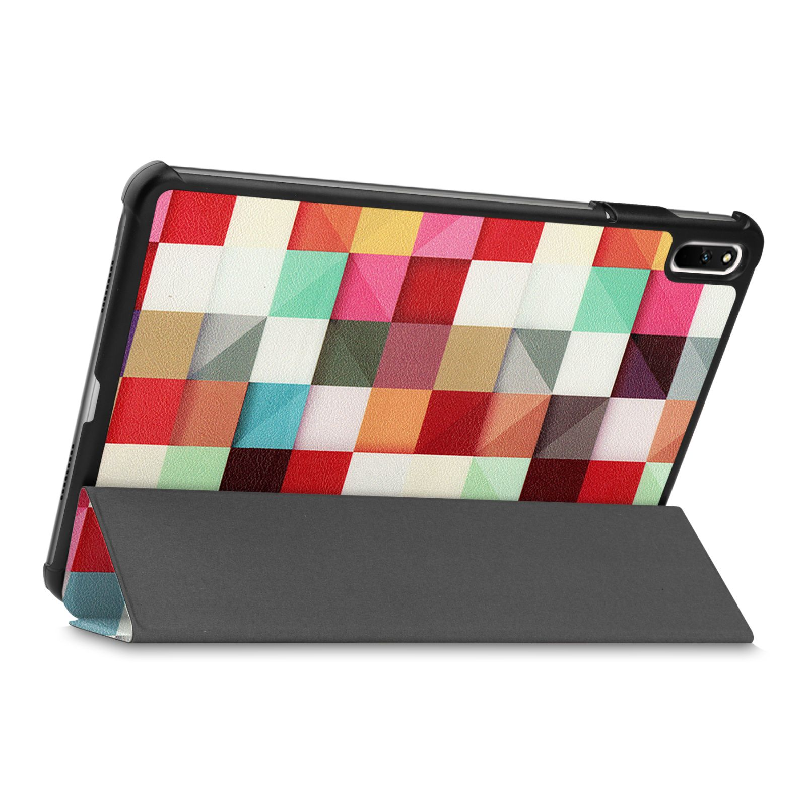 LOBWERK Hülle Mehrfarbig Bookcover 2021 Schutzhülle MatePad Huawei 11 Zoll 11 für Kunstleder