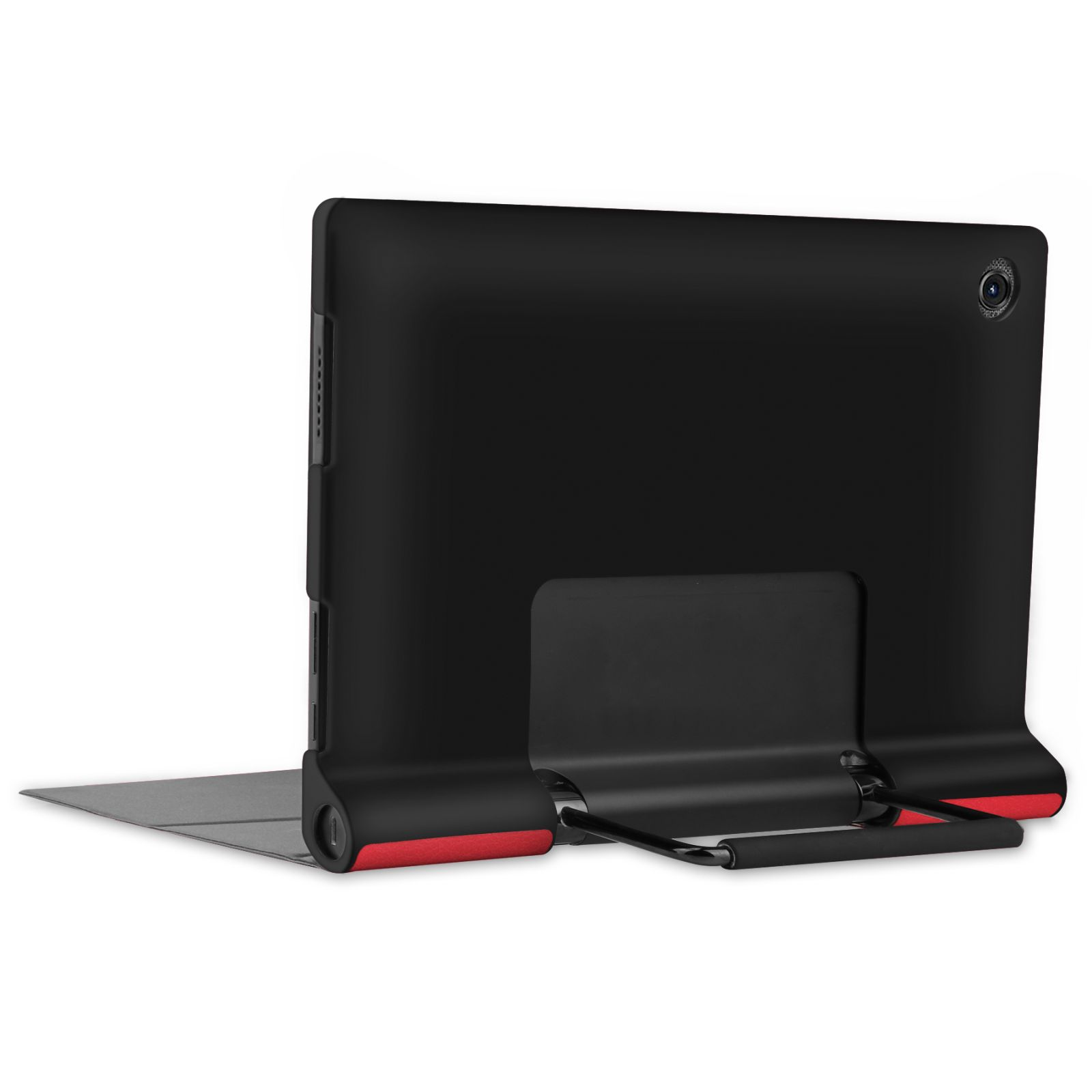 Lenovo Tab YT-J706F Rot 2021 Bookcover Set Schutzglas) Kunstleder, für + Zoll Yoga 2in1 Case (Schutzhülle 11 LOBWERK 11