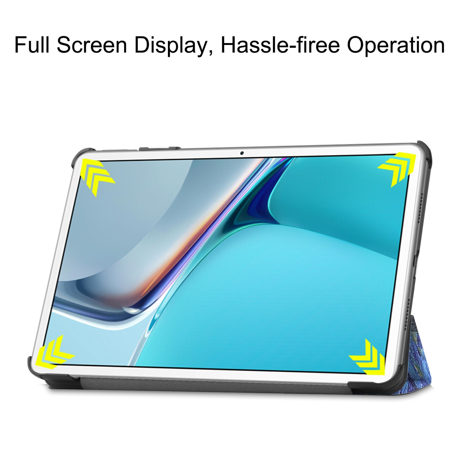 Schutzhülle Bookcover 11 MatePad Kunstleder, LOBWERK für 11 Hülle Huawei 2021 Zoll Mehrfarbig