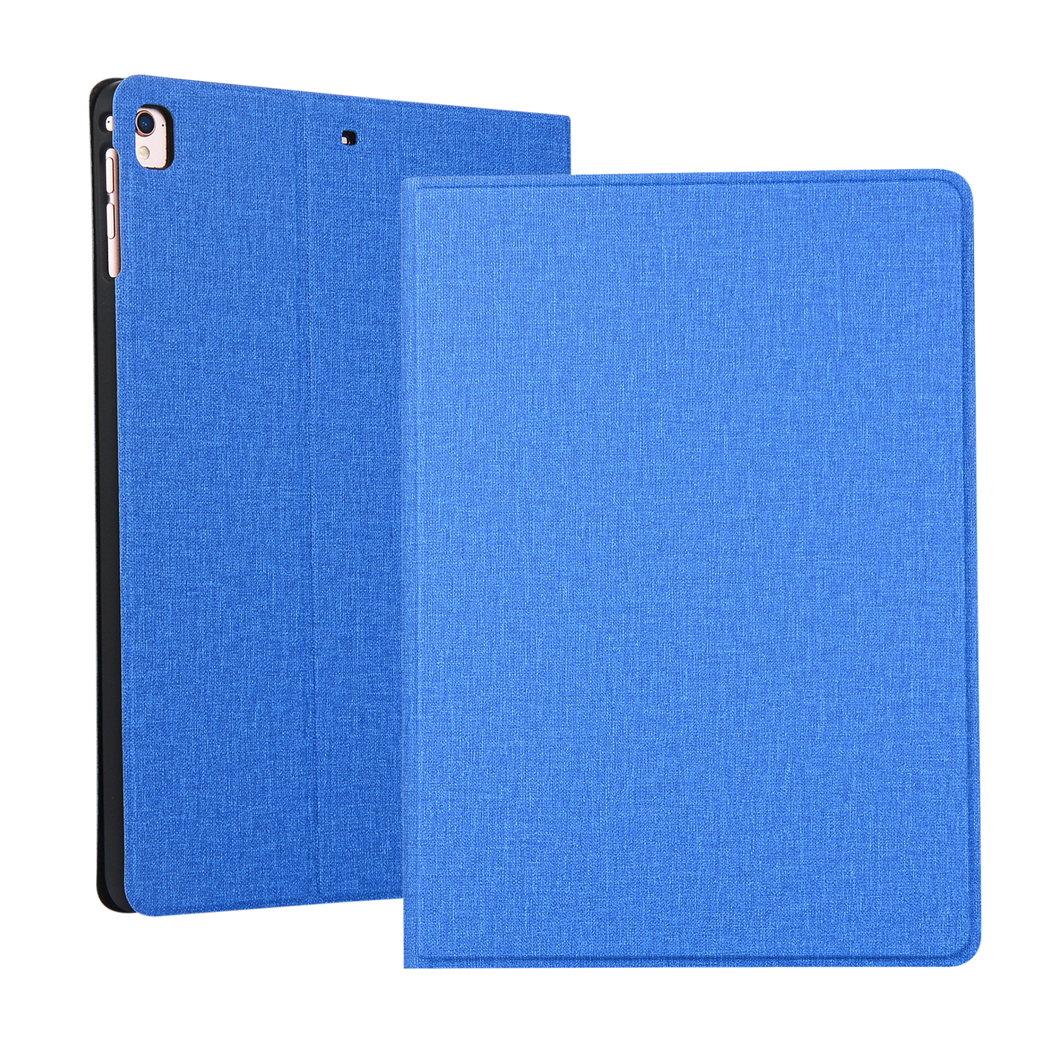 10.5 10.2 Bookcover 10.5 Hülle Kunststoff, Zoll LOBWERK 3 Apple für 2019/2020/2021 2019 Pro Blau Schutzhülle Ipad Air 2017