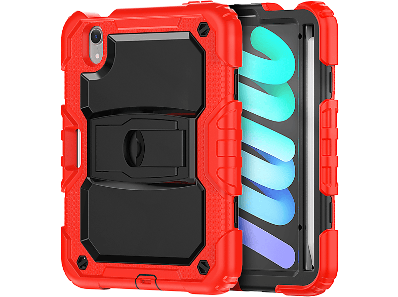 Backcover Schutzhülle LOBWERK Hülle für Mini Rot 8.3 Generation Kunststoff, iPad Apple Zoll 6 2021 6.