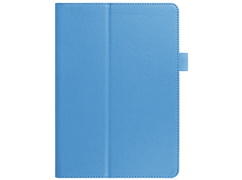 LOBWERK Hülle Schutzhülle Bookcover für Apple iPad Pro 12.9 2020 Kunstleder, Hellblau