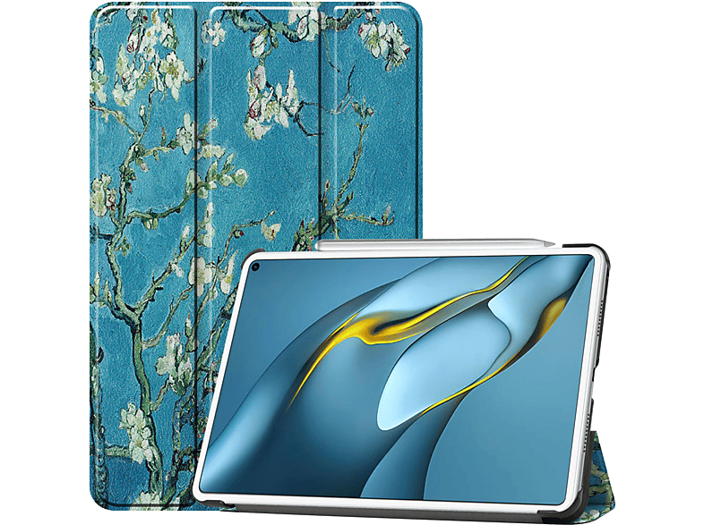 LOBWERK Hülle Schutzhülle Bookcover für Zoll Huawei Kunstleder, 10.8 MRR-W29 2021 Mehrfarbig MatePad Pro