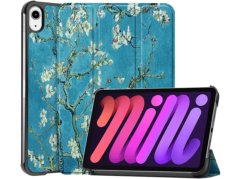 Hülle 6. Generation für 8.3 Mehrfarbig Schutzhülle Zoll Mini iPad 2021 Bookcover Apple LOBWERK 6 Kunstleder,