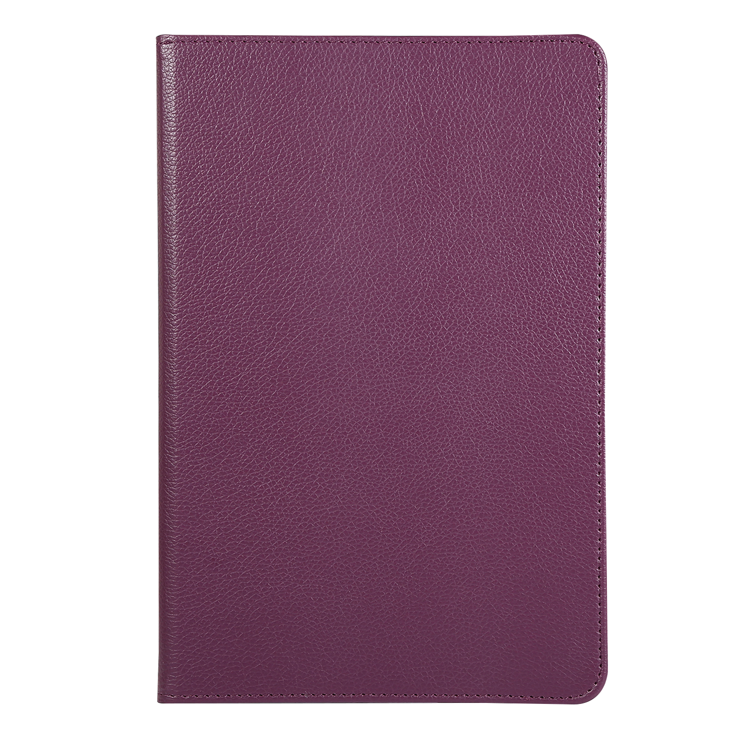 Lila Tablethülle. Ledertextur, schlichtes Design. Einfarbige Ausführung.