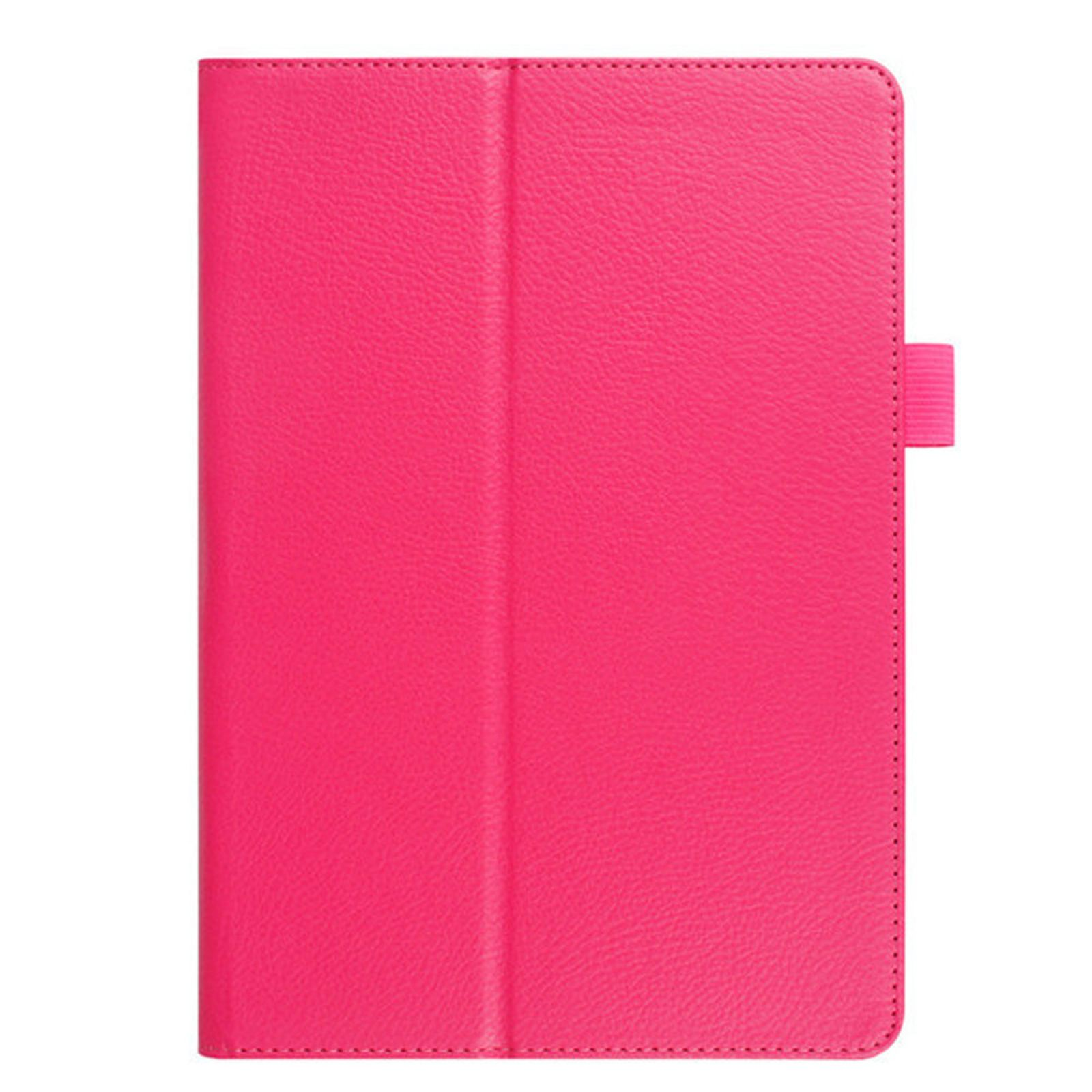 LOBWERK Hülle Schutzhülle Bookcover Kunstleder, Pro Pink 12.9 für iPad Apple 2020
