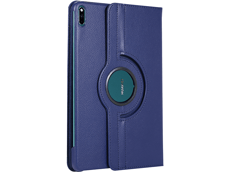 LOBWERK Hülle Schutzhülle Bookcover für Huawei MatePad Pro 2021 MRR-W29 Kunstleder, Blau