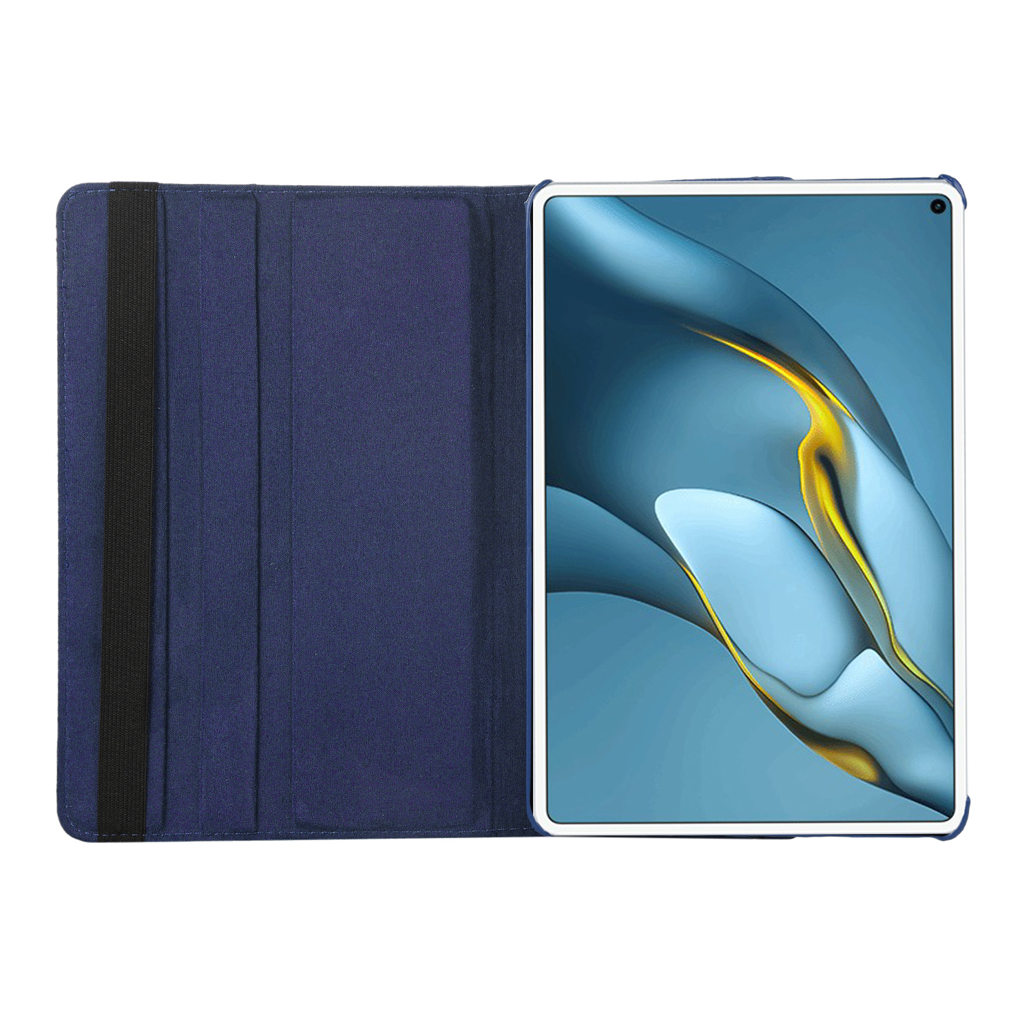Huawei Bookcover Hülle MatePad 2021 Blau für LOBWERK MRR-W29 Schutzhülle Kunstleder, Pro