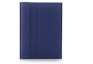 LOBWERK 2in1 Set (Bluetooth Tastatur + Cover) Schutzhülle Bookcover für Apple iPad Pro 10.5 Air 3 10.5 Zoll Kunststoff, Blau
