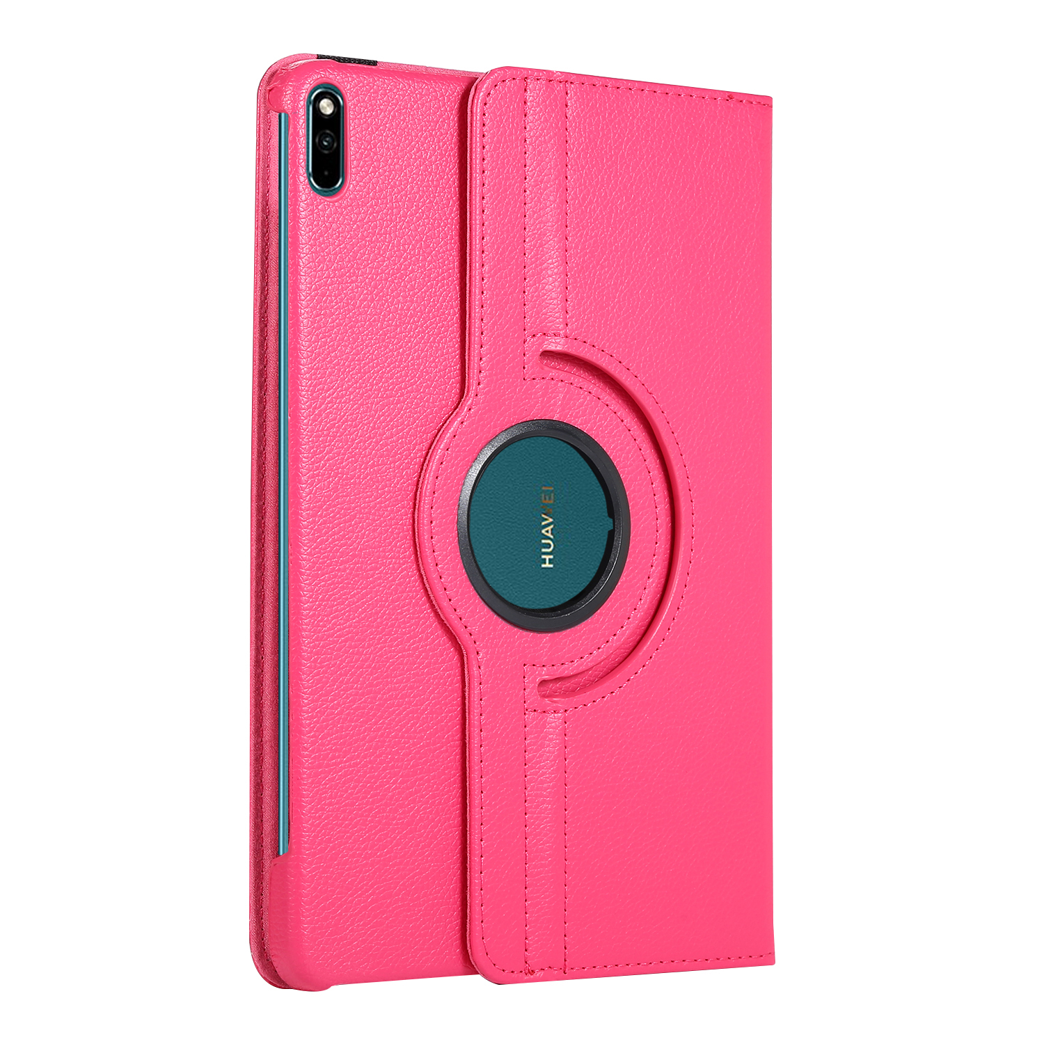 LOBWERK Hülle Schutzhülle Bookcover für Pink 2021 Huawei MRR-W29 Pro Kunstleder, MatePad