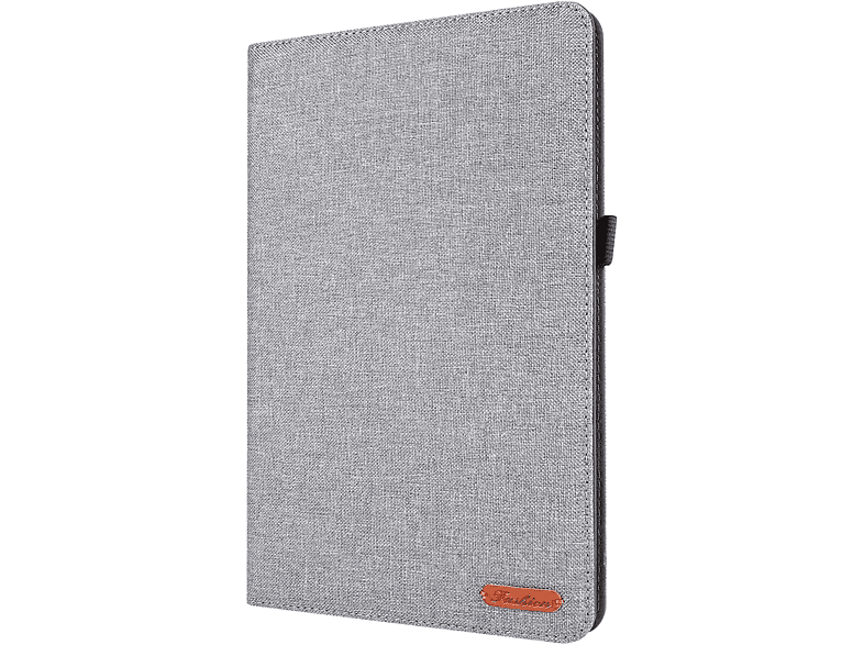 Bookcover für Galaxy Tab Samsung Schutzhülle Kunststoff, S7 SM-T870/T875/X700 Hülle LOBWERK Grau