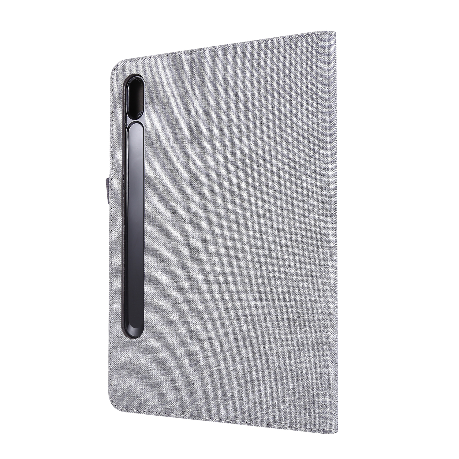 LOBWERK Hülle Tab Galaxy Grau Kunststoff, SM-T870/T875/X700 Bookcover Samsung Schutzhülle S7 für