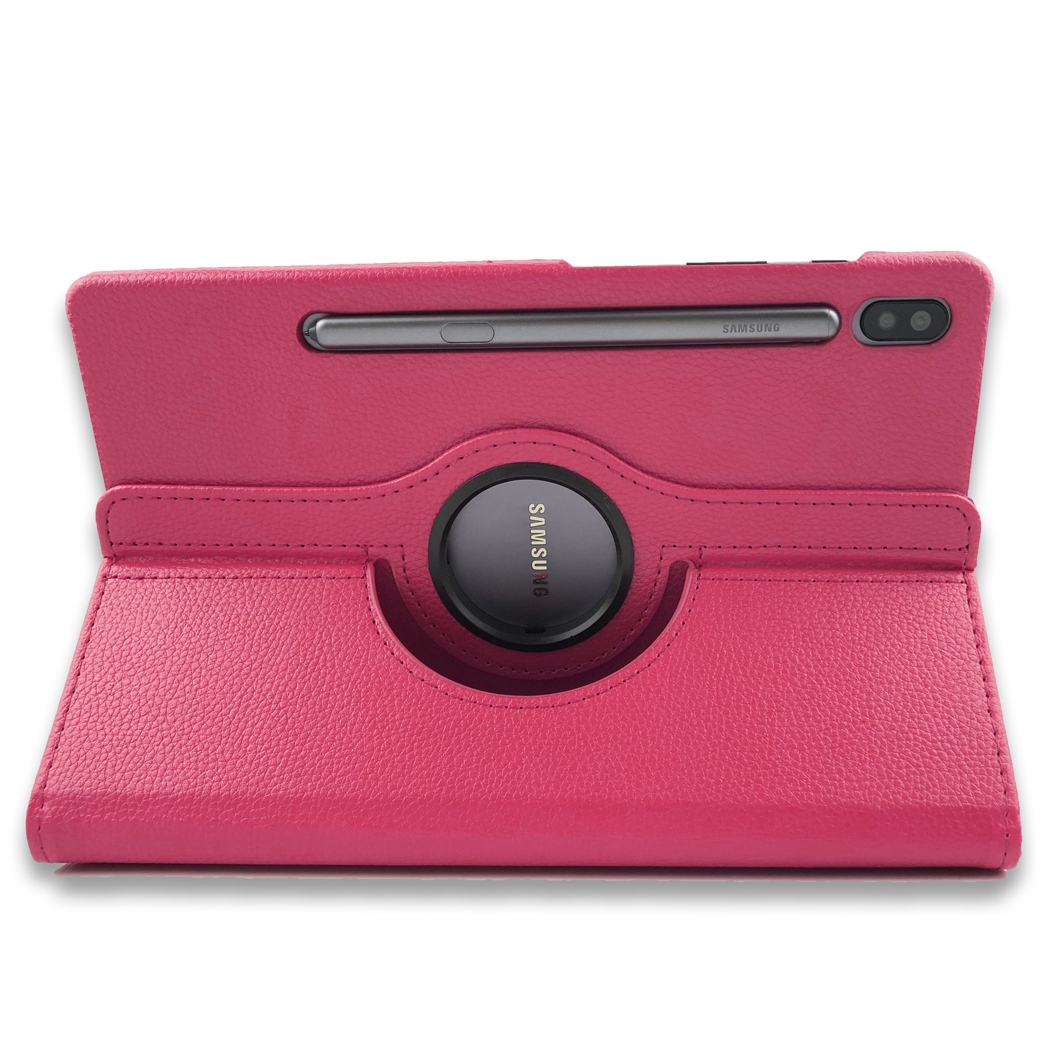 S7+ für S X800 Tab Plus Schutzhülle Pink SM-T730 Tab Samsung T975 Kunstleder, Hülle Bookcover FE T970 S7 LOBWERK