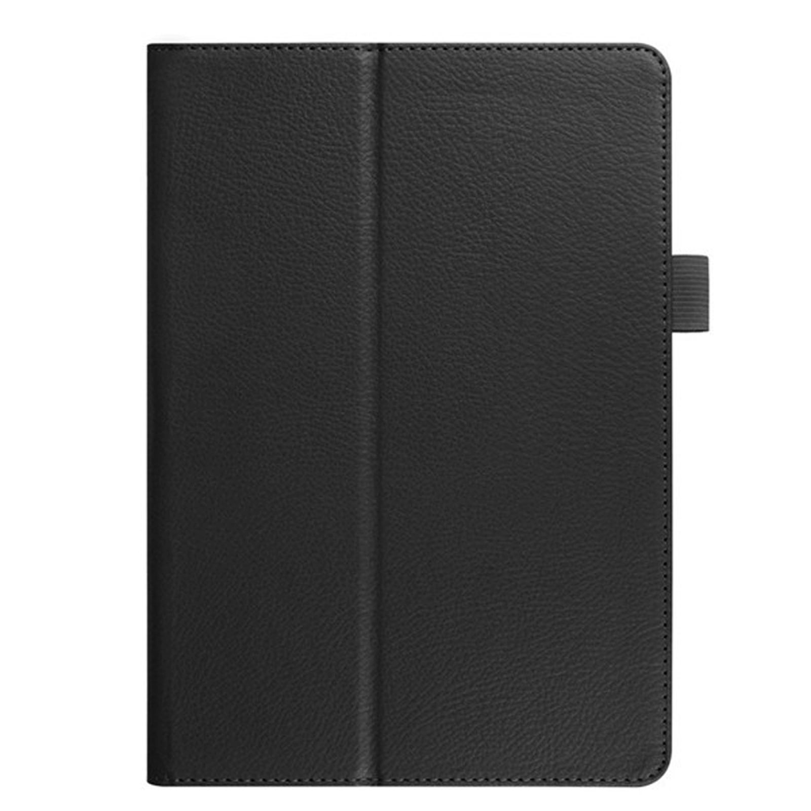 LOBWERK Hülle Schutzhülle Bookcover für 2020 Pro Apple iPad Kunstleder, Schwarz 12.9