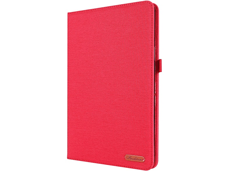 LOBWERK Hülle Schutzhülle Bookcover für Samsung Galaxy Tab S7 SM-T870/T875/X700 Kunststoff, Rot