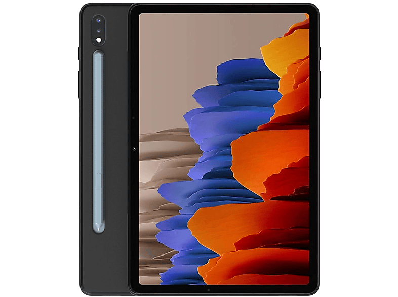 Hülle für X700 T870 T875 TPU, S7 Samsung Tab Schutzhülle Backcover LOBWERK Galaxy Schwarz