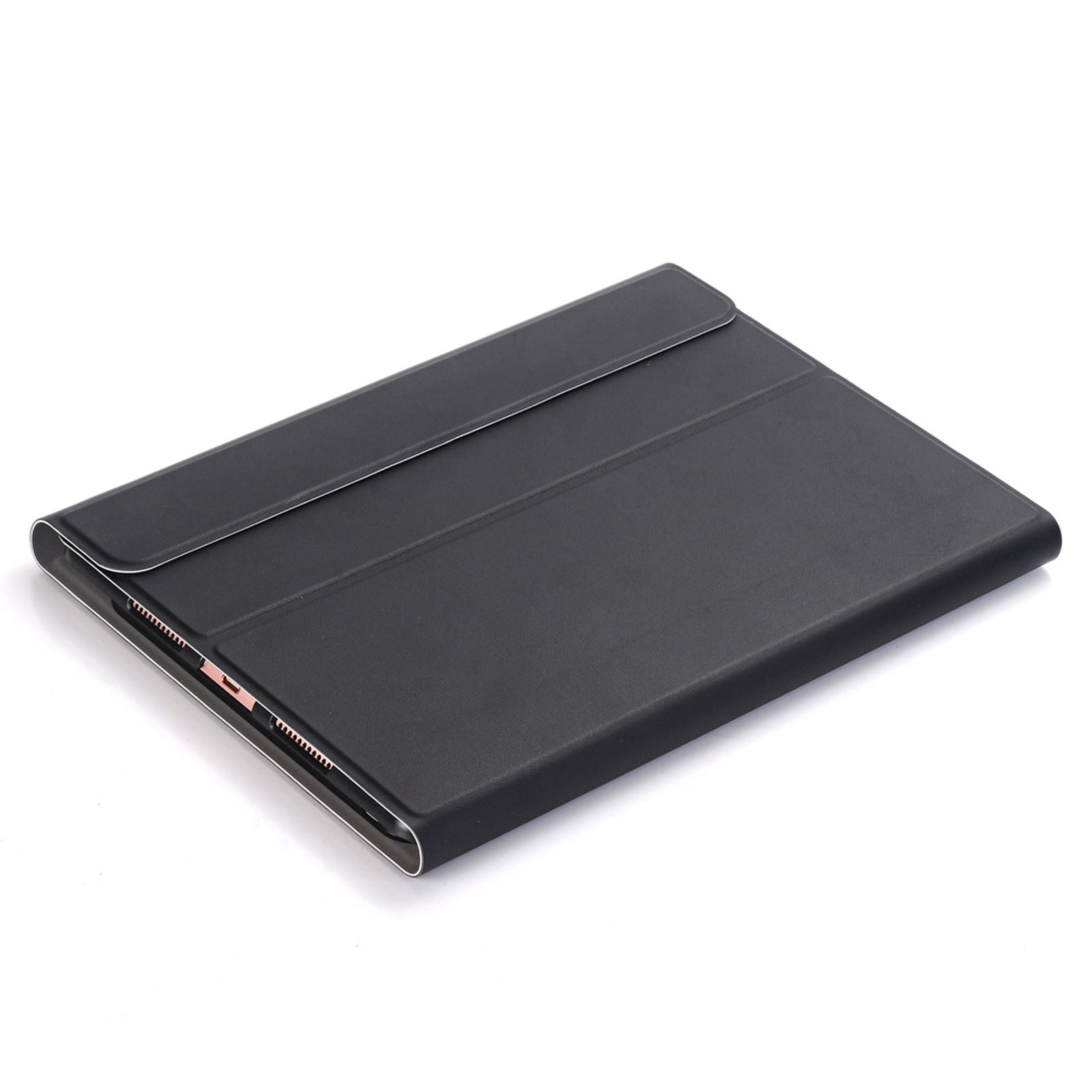 2in1 + Cover) (Bluetooth Tastatur Set Bookcover LOBWERK Apple 7 Schwarz Generation Schutzhülle iPad 2019/2020/2021 10.2 Kunststoff, für