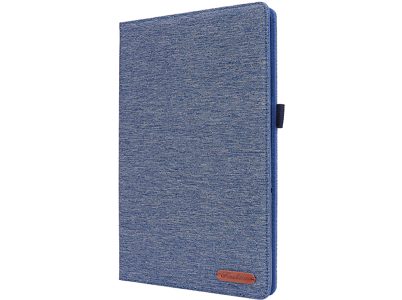 LOBWERK Hülle Schutzhülle Bookcover für Lenovo Tab M10 2nd 2020 TB-X306F TB-306X 10.1 Kunststoff, Blau